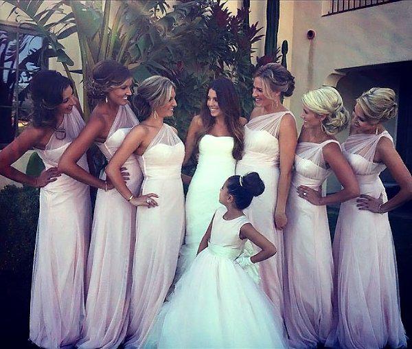 Bridesmaid Dresses,one Shoulder Ruffles Pink A Line Long Bridesmaid Dresses,long Bridesmaid Dresses,prom Gown,bridal Wedding Gown,bridal